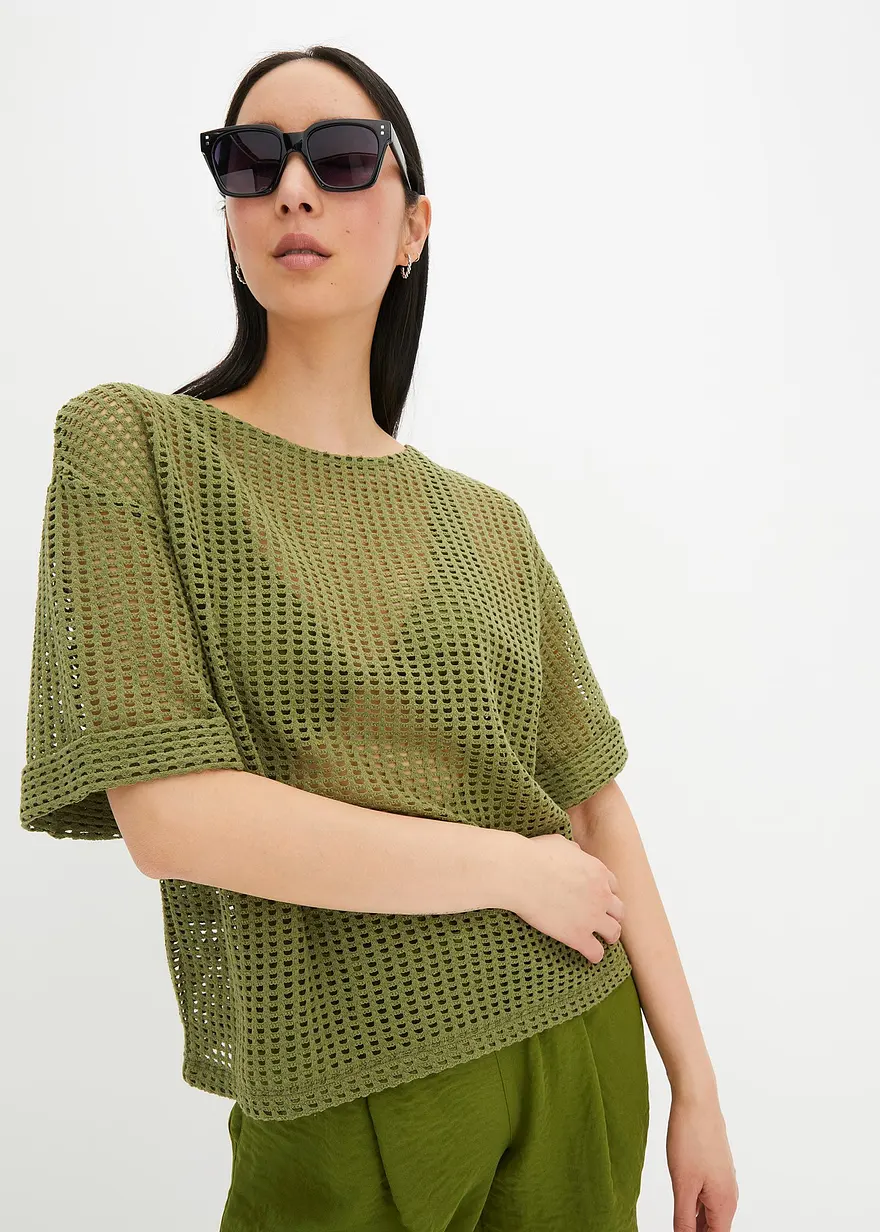 Oversize-Shirt mit Struktur