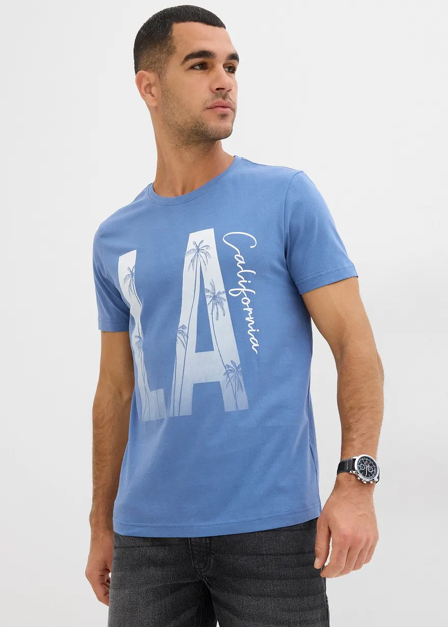 T-Shirt aus reiner Bio-Baumwolle, Slim Fit
