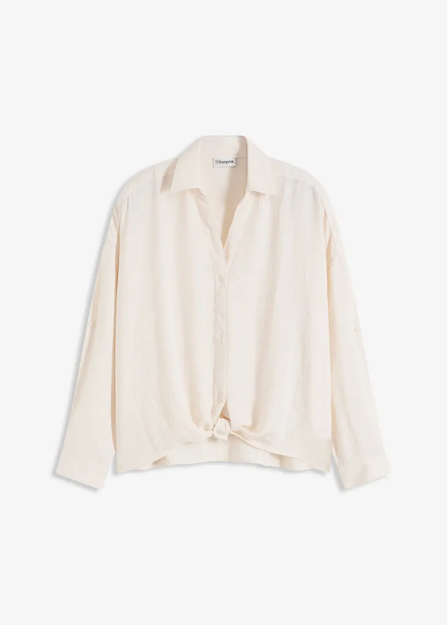 Bluse aus leichtem Crêpe