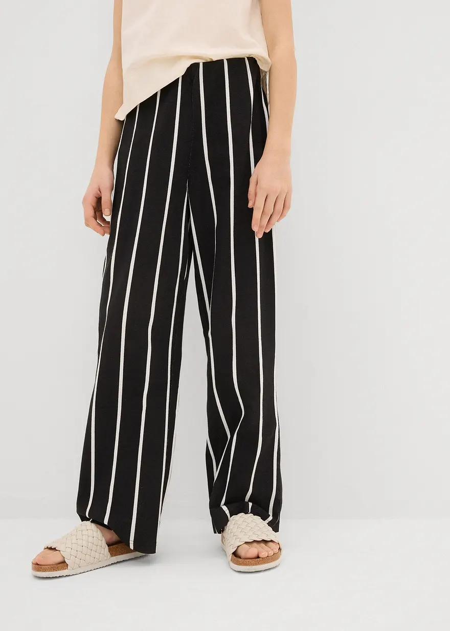 Jersey-Hose aus robusten Piqué