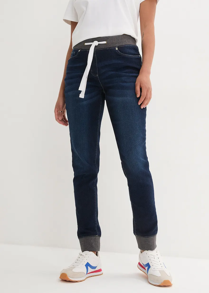 Boyfriend Jeans Mid Waist, Bequembund