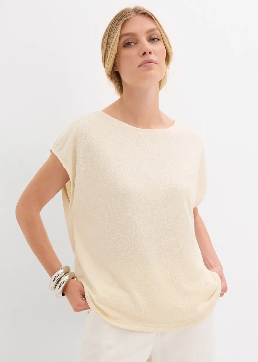 Oversize-Shirt in Strickoptik