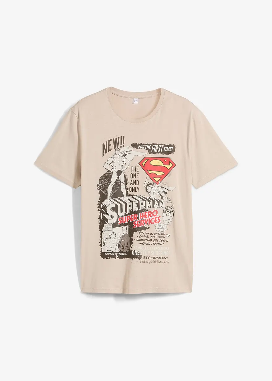 Superman T-Shirt aus reiner Baumwolle