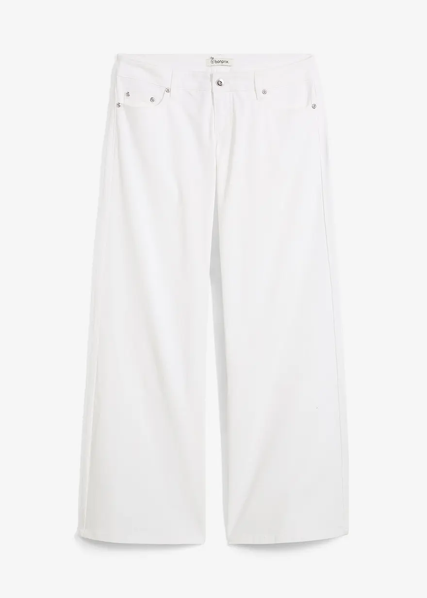 Wide-Leg-Jeans, Low Waist