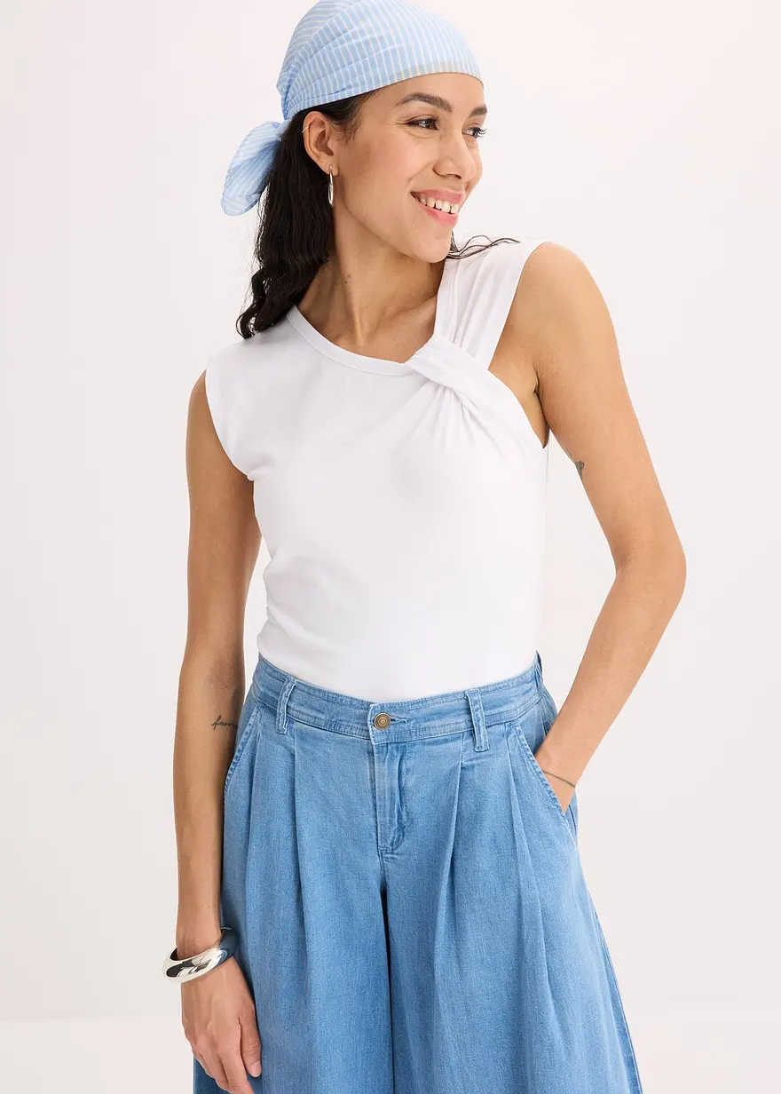 Shirt aus elastischem Baumwoll-Mix