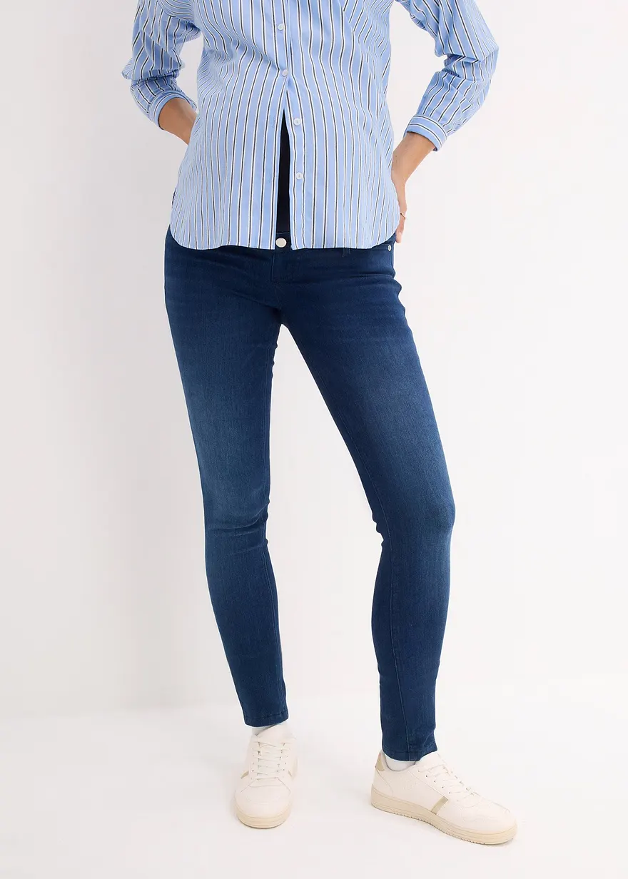 Umstandsjeans mit wärmender Innenseite, Slim-Fit