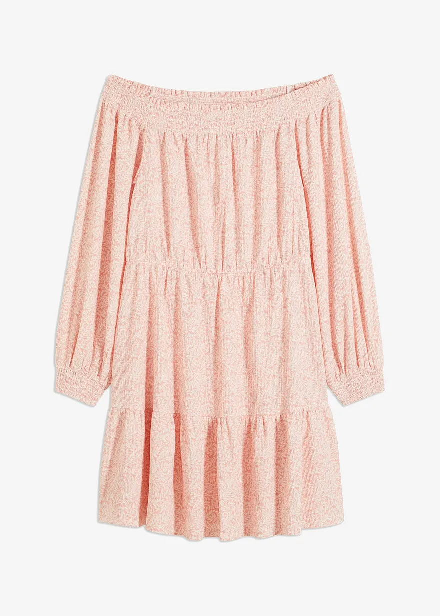 bedrucktes Carmen-Kleid