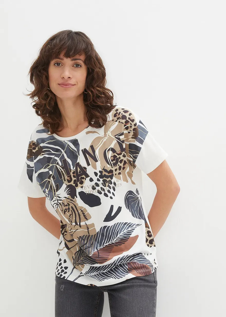 Shirt mit Foilprint