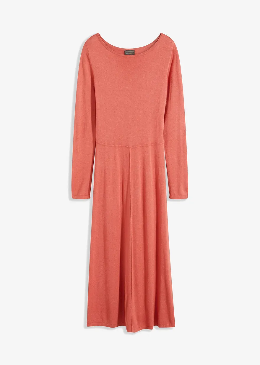 Maxi-Strickkleid aus Viskose-Mix