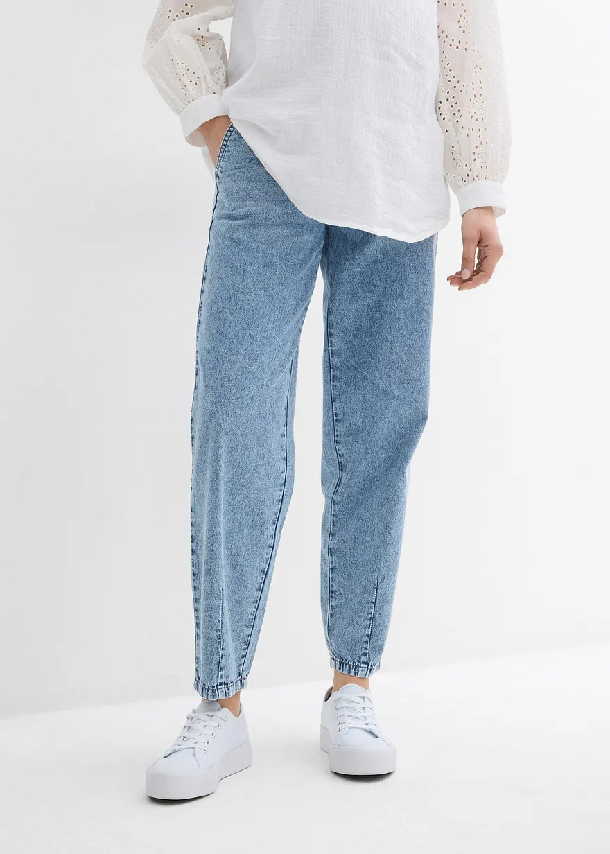 Knöchellange Umstandsjeans, Boyfriend Fit