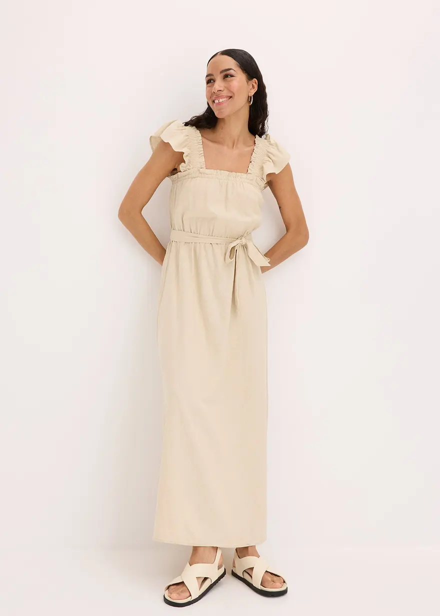 Leinen-Maxikleid