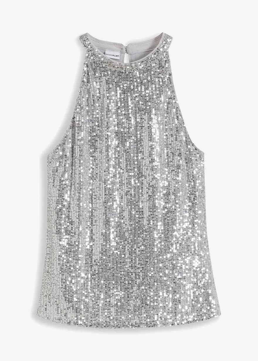 Top mit Glitzer