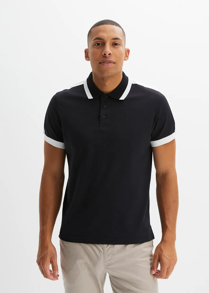 Piqué-Poloshirt aus reiner Bio-Baumwolle