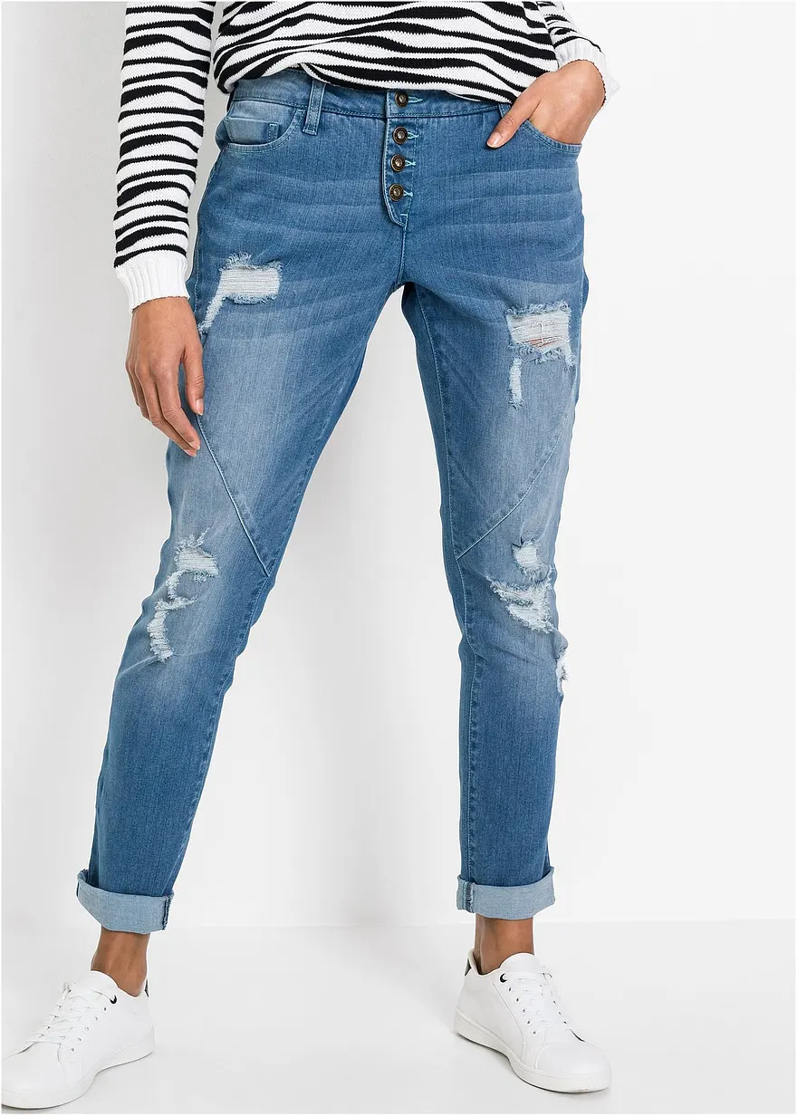 Boyfriend Jeans Mid Waist