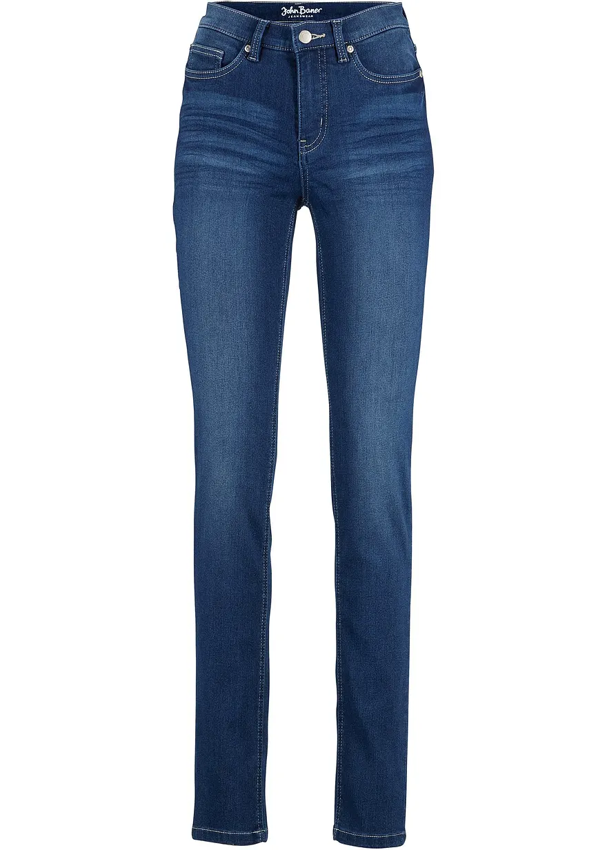 Slim Jeans Mid Waist, Stretch