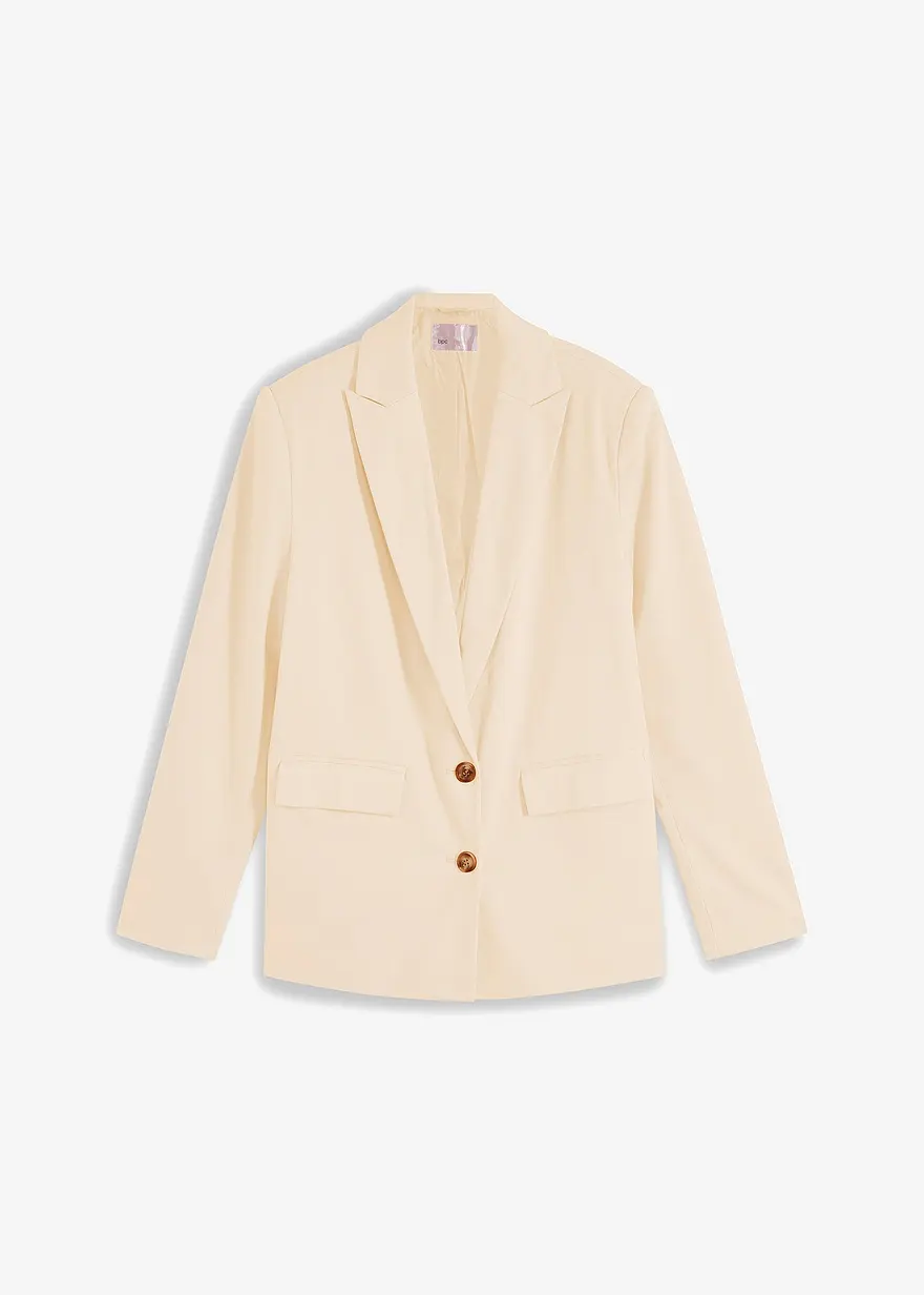Lässiger Blazer mit recyceltem Polyester