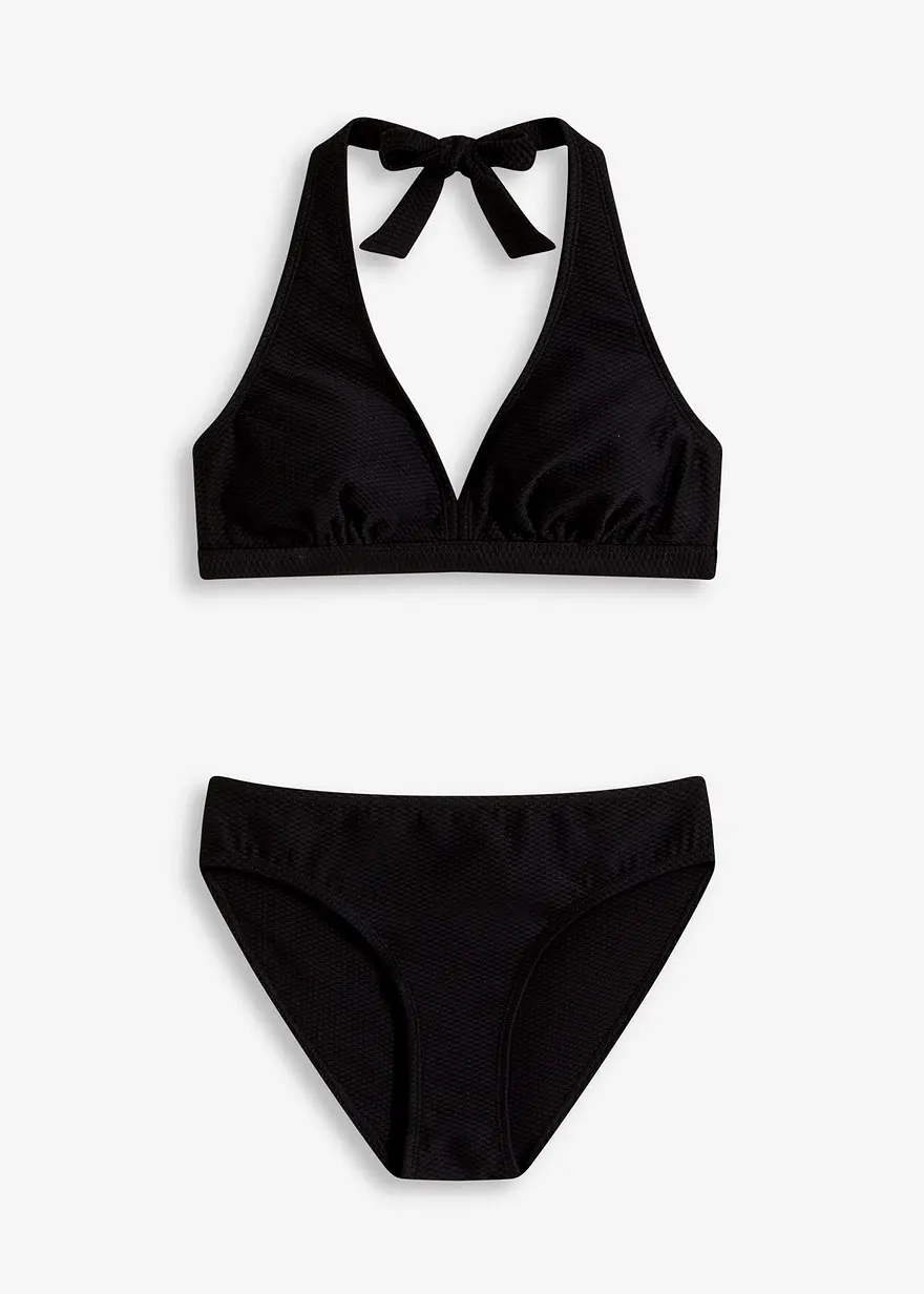 Neckholder Bikini (2-tlg.Set) aus Strukturware
