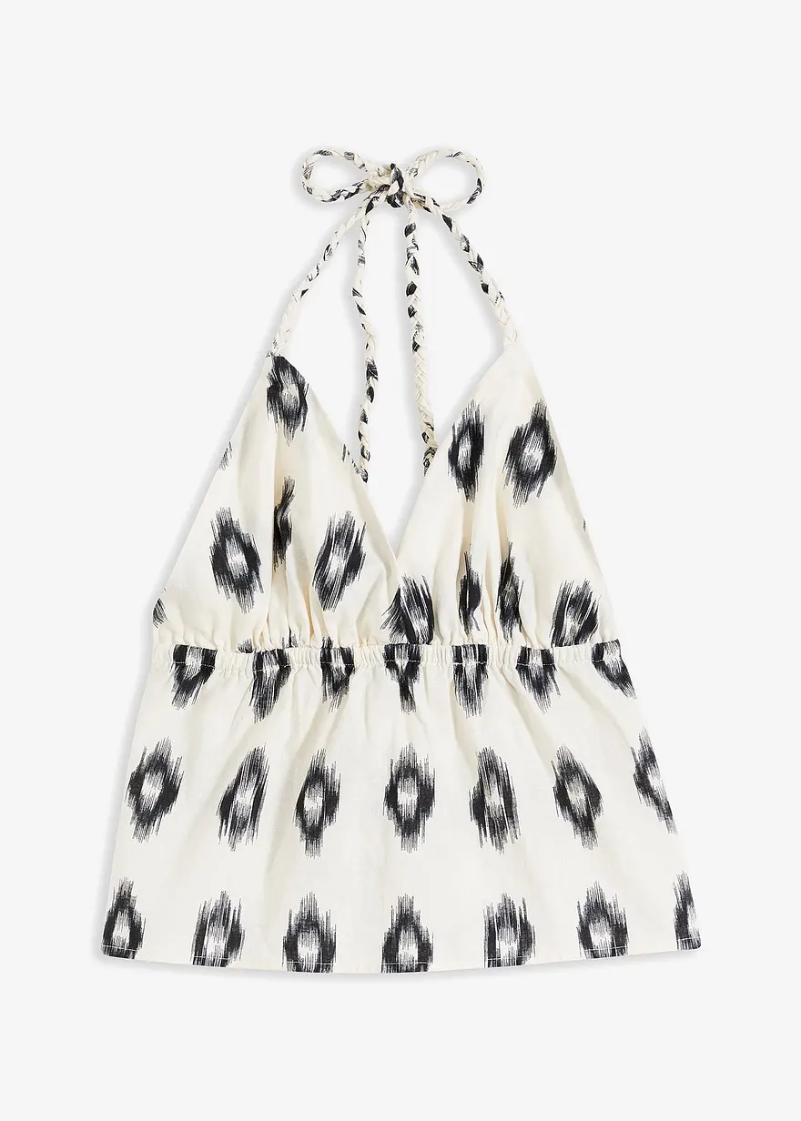 Neckholder Top mit Leinen