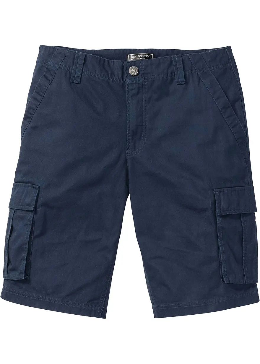 Cargo-Bermuda aus reiner Baumwolle, Relaxed Fit