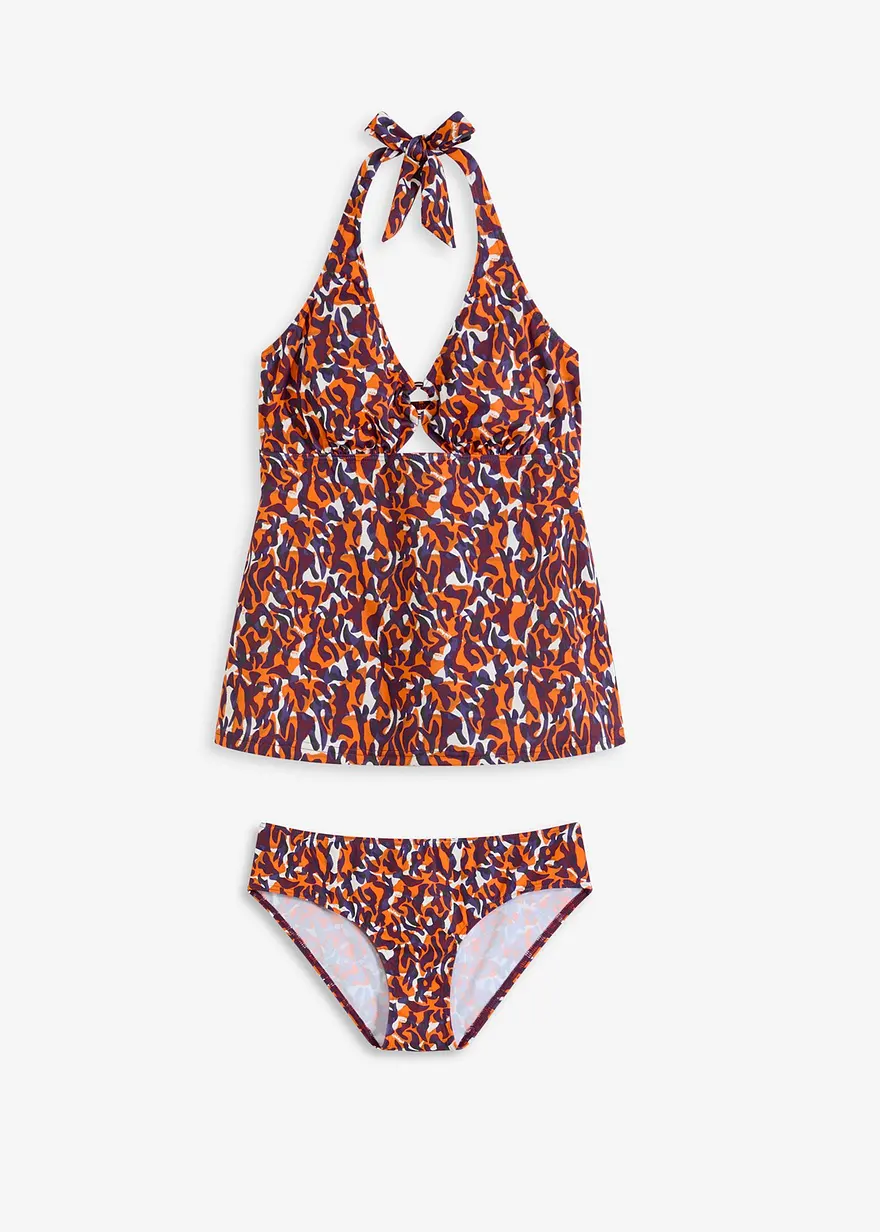 Neckholder-Tankini (2-tlg.Set) mit Ringdetail