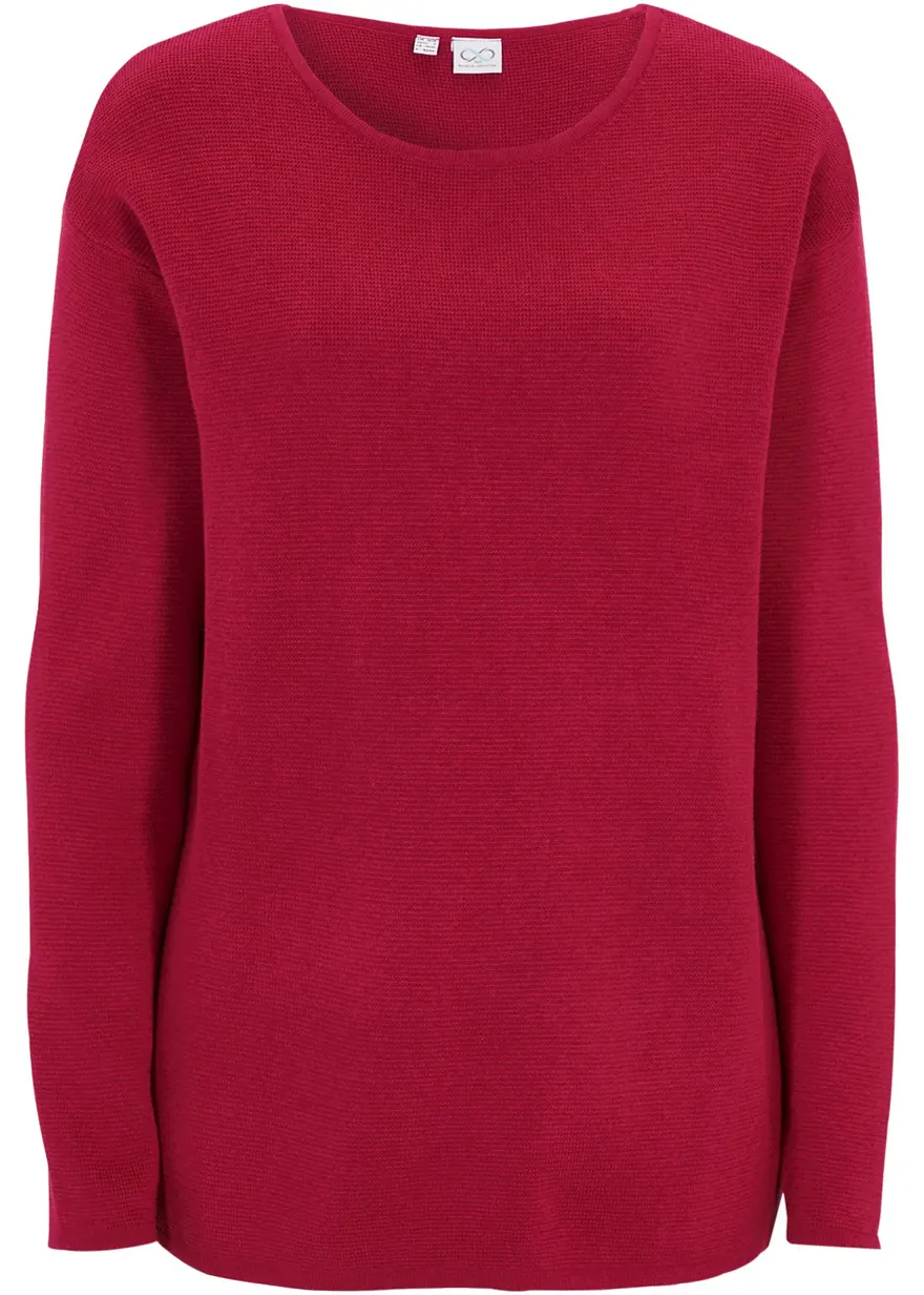 Milano Rib Pullover mit Rundhals