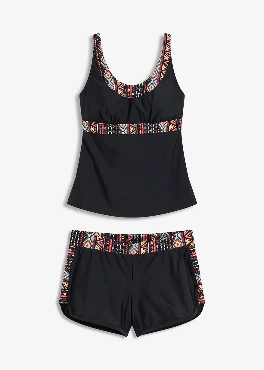 Long-Tankini (2-tlg.Set) mit Badeshorts