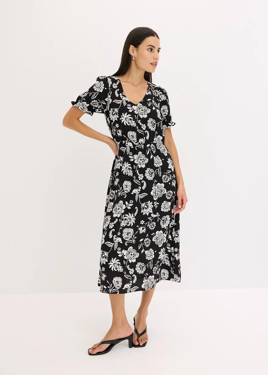 bedrucktes Midikleid