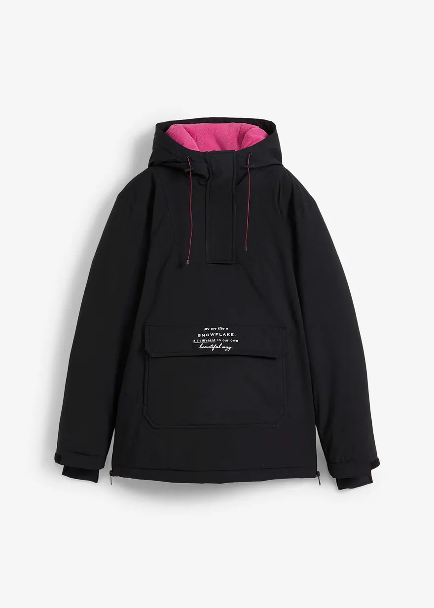 wasserdichte Ski Funktions-Schlupfjacke mit Fleece-Futter