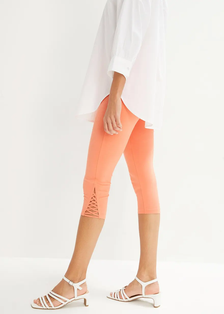 Capri-Leggings mit Bio-Baumwolle