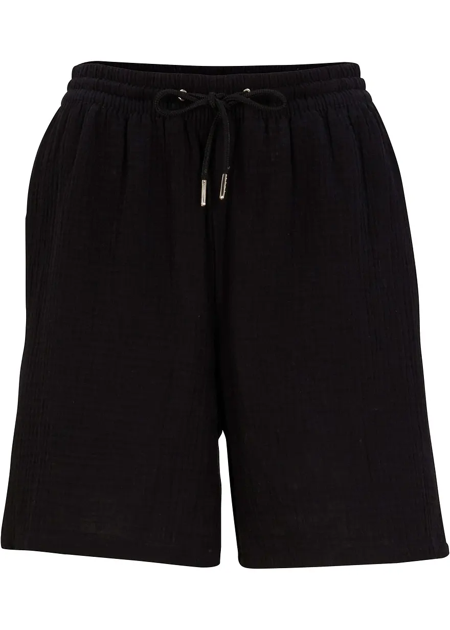 Shorts aus Musselin