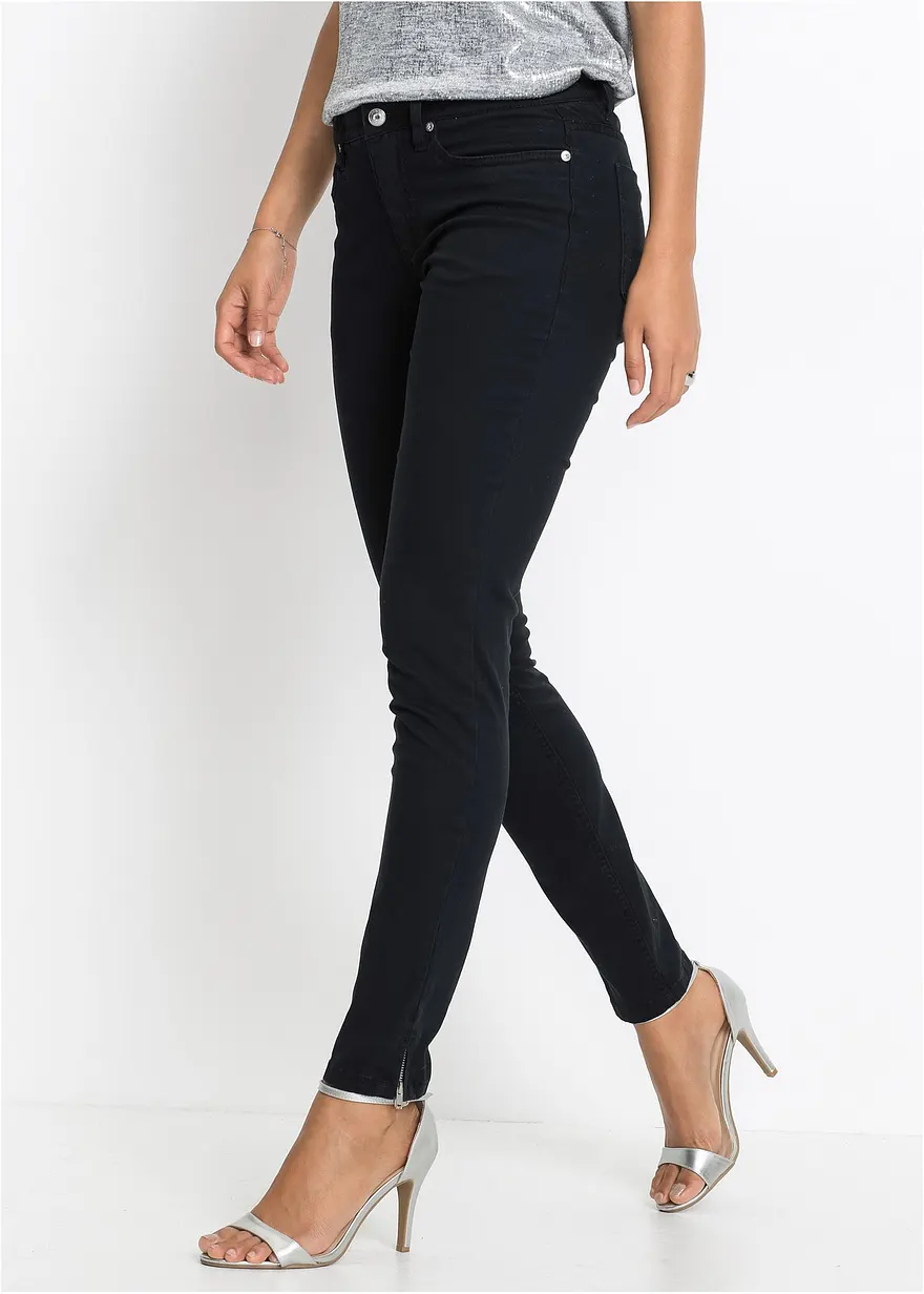 Skinny-Jeans Mid Waist, cropped