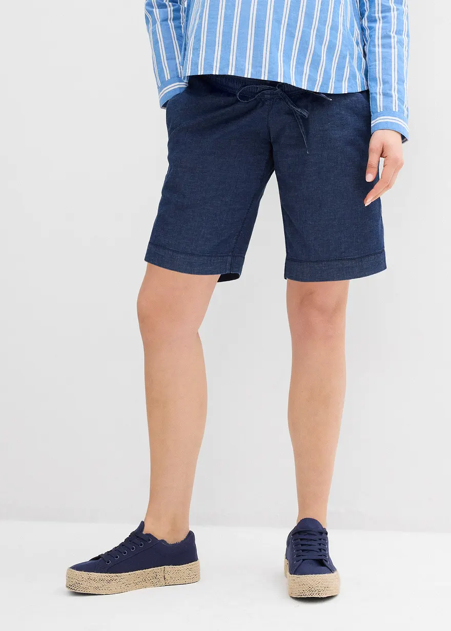 Umstandsshorts leichtem Stretchdenim