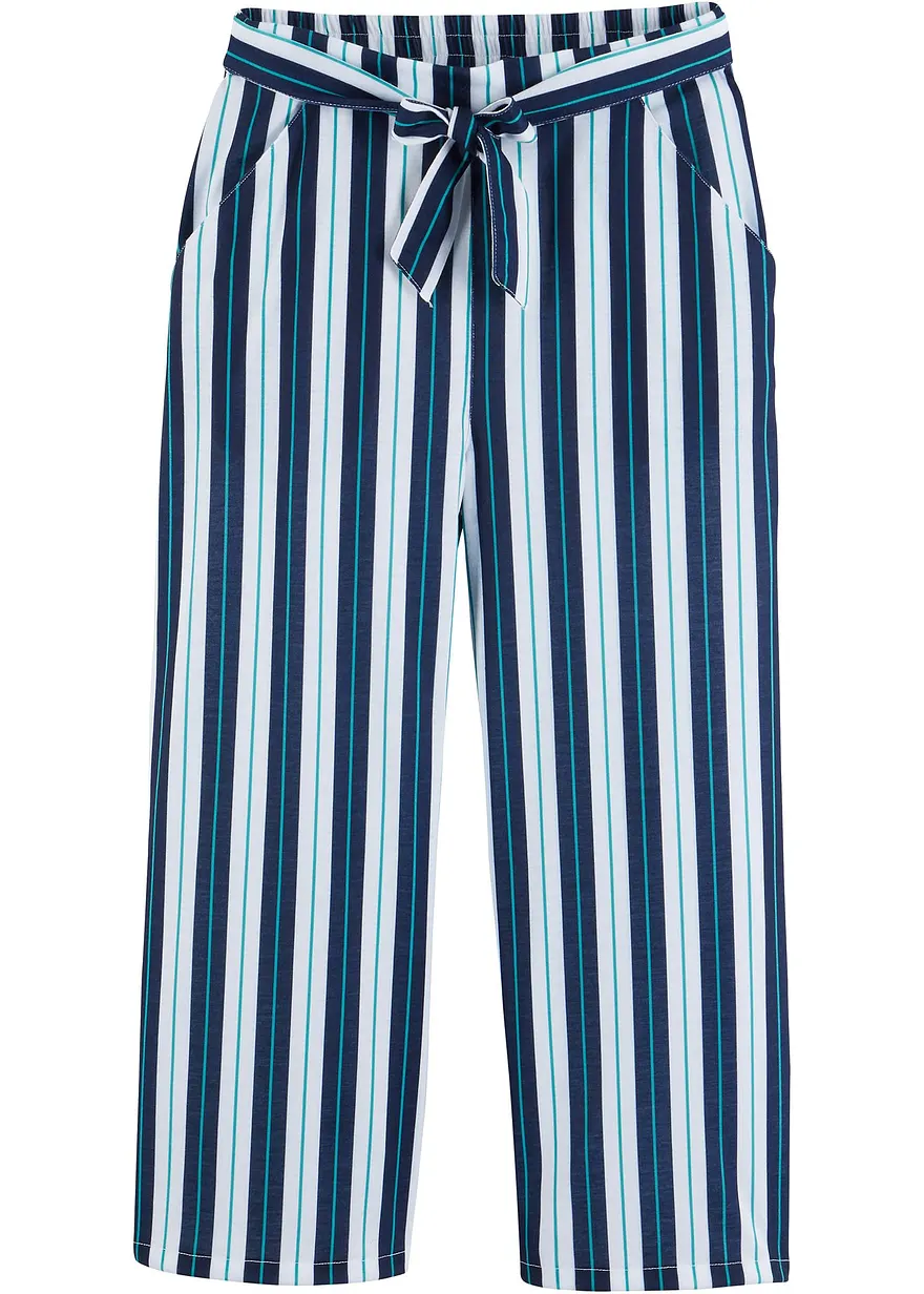 Palazzo-Hose mit elastischem Bund