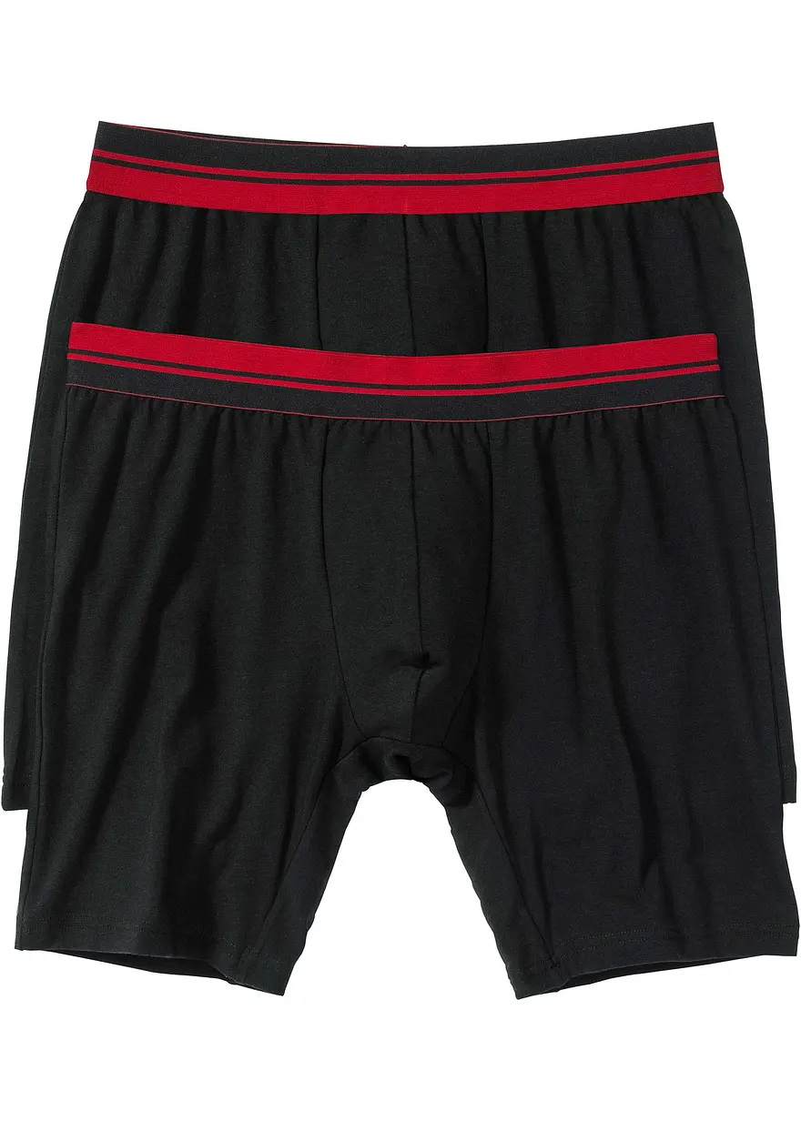 Lange Boxershorts eng (2er Pack)