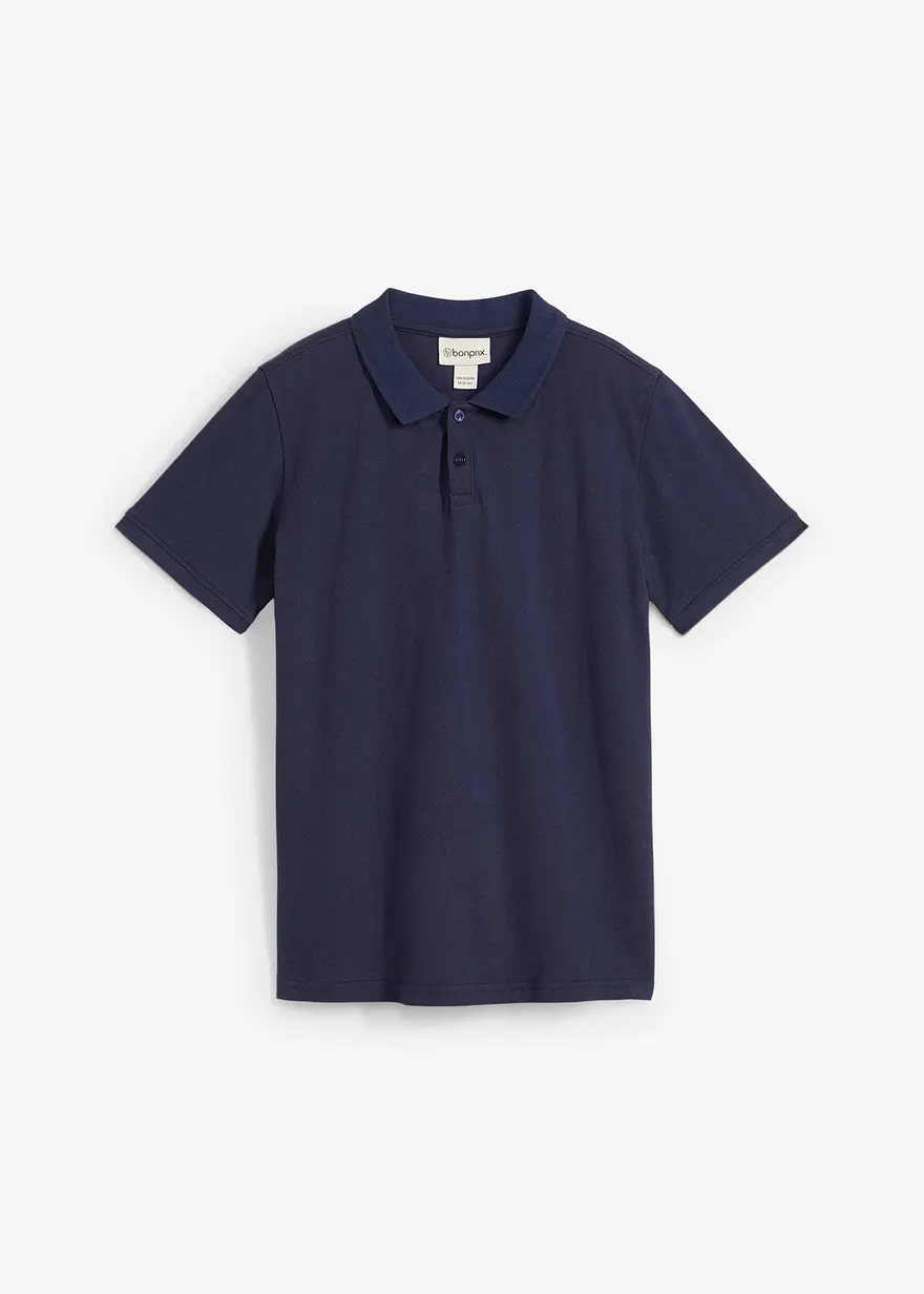 Piqué Poloshirt aus reiner Baumwolle