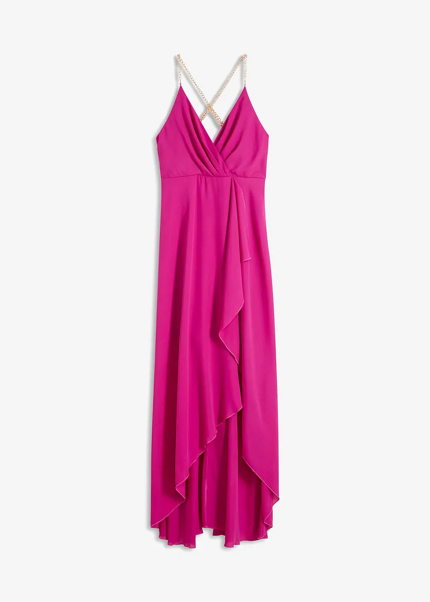 Vokuhila-Kleid mit Wickel-Optik