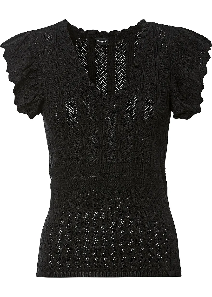 Ajour knit Shirt