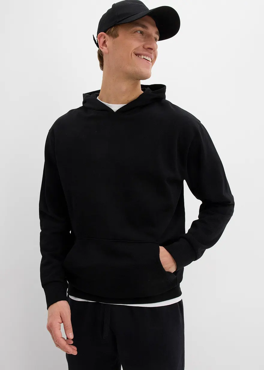 Hoodie aus reiner Bio-Baumwolle, Loose Fit
