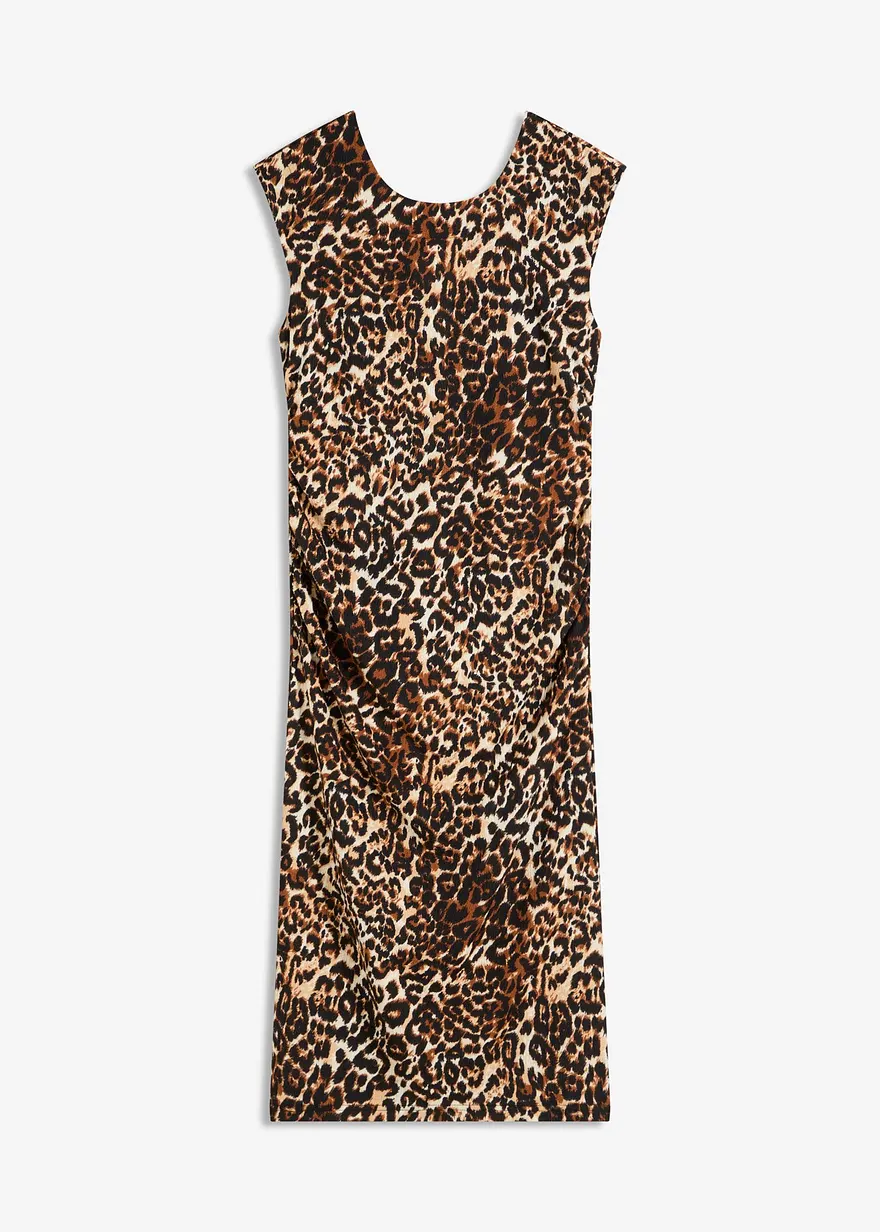 Midikleid mit Raffung