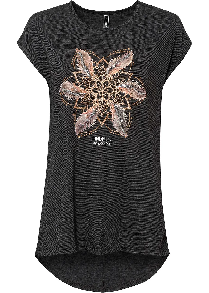 T-Shirt aus softem Viskose-Mix