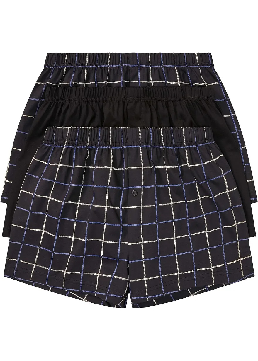 Lockere Jersey Boxershorts (3er Pack)