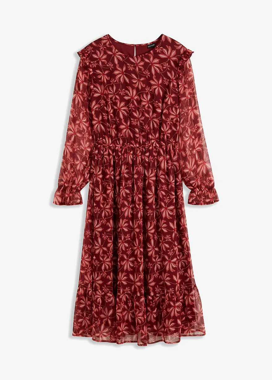 bedrucktes Midikleid