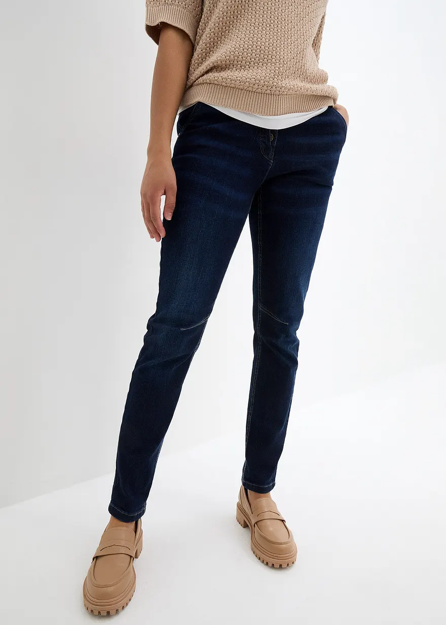 Boyfriend-Jeans Mid Waist, Bequembund
