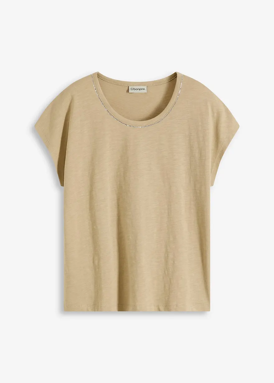 Shirt in Leinenoptik
