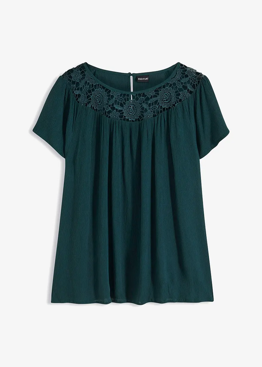 Bluse mit Spitze