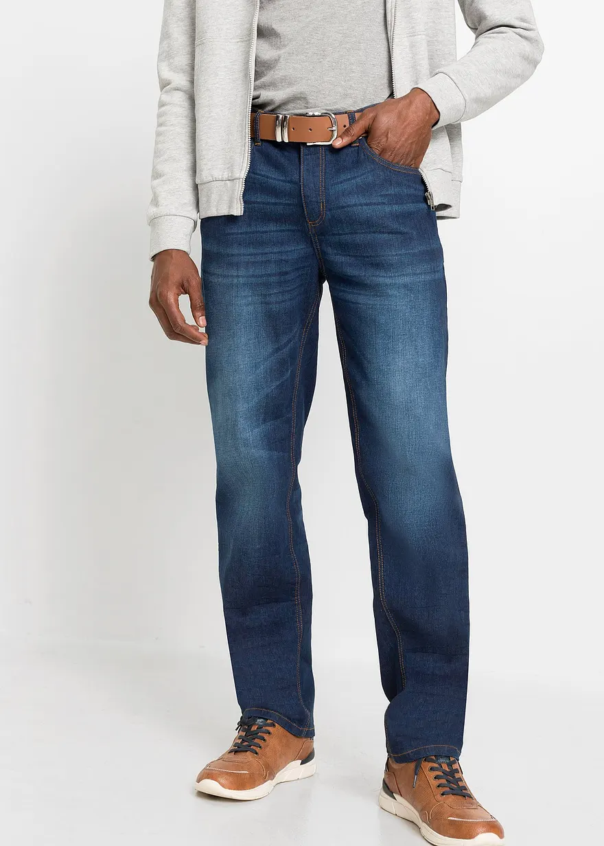 Classic Fit Stretch-Jeans, Straight
