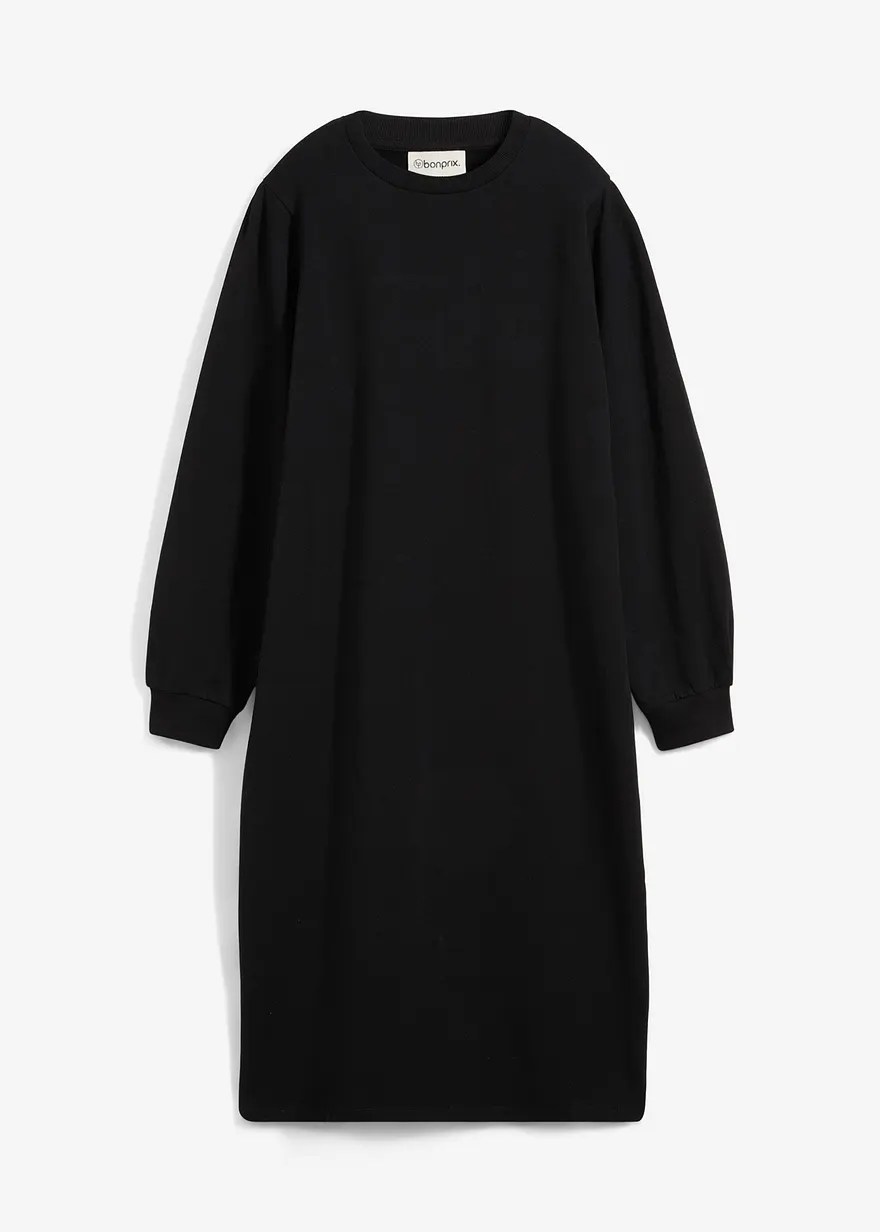 Sweatkleid mit Puffärmeln