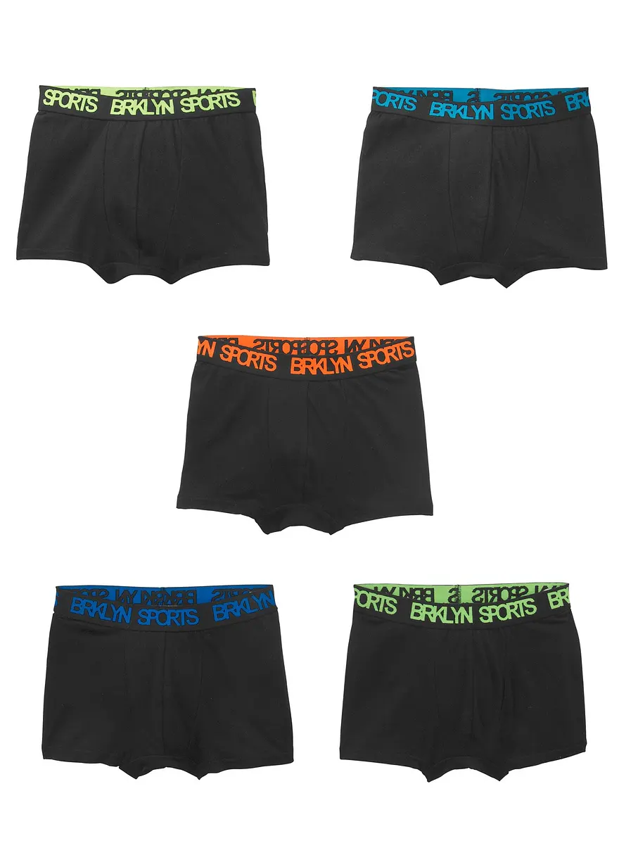 Boxershorts mit weicher Baumwolle (5er-Pack)