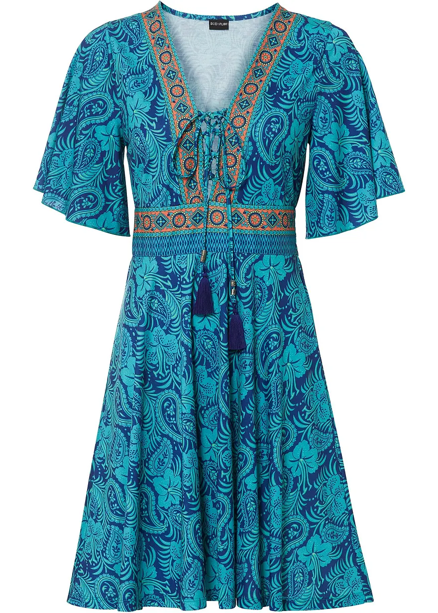 bedrucktes Minikleid