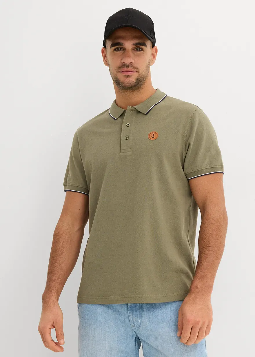 Piqué-Poloshirt aus reiner Bio-Baumwolle